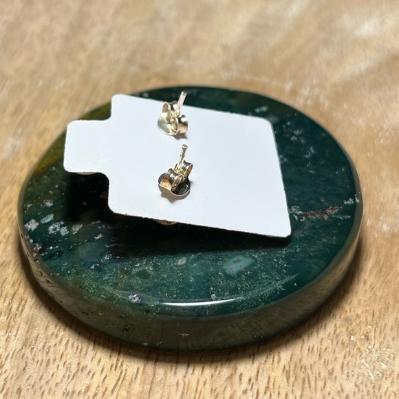 NEW CZ 925 Sterling Silver Stud Earrings - Picture 9 of 9